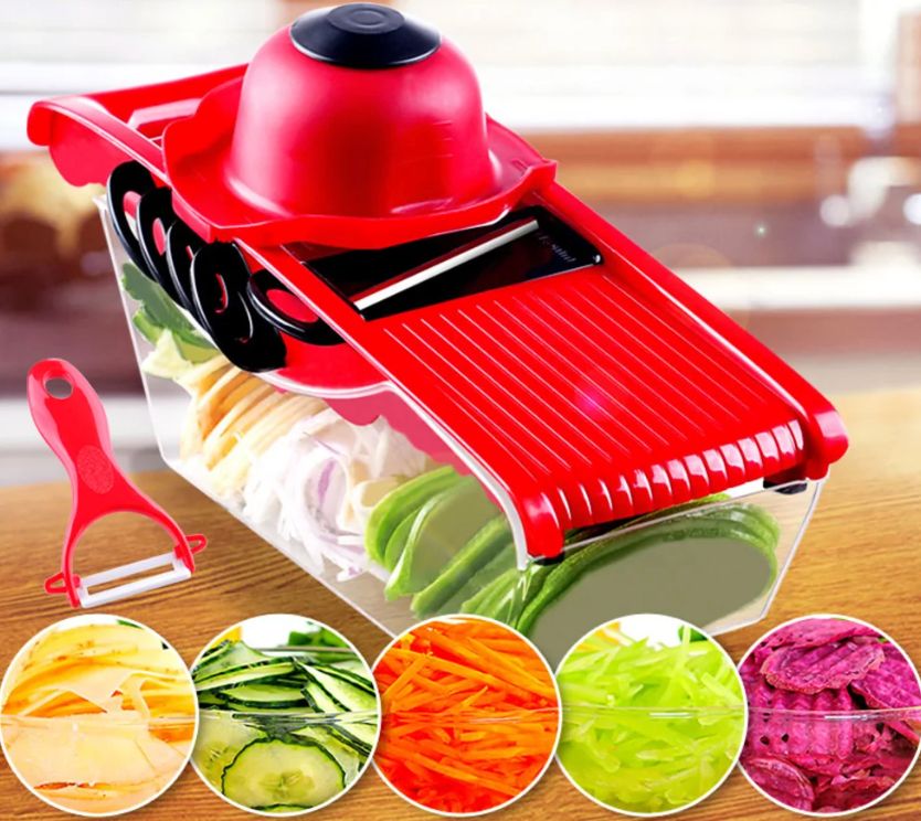 10 In 1 Mandoline Slicer Vegetable Cutter With Stainless Steel Blade M
